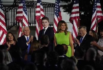 El hijo menor de Trump dio positivo por coronavirus, revela la primera dama