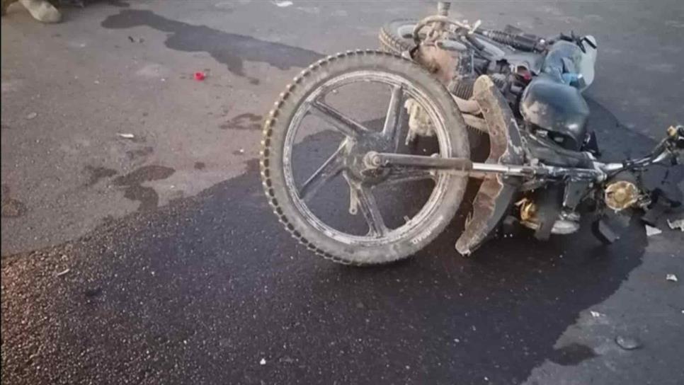 Muere motociclista tras accidente en Jahuara II
