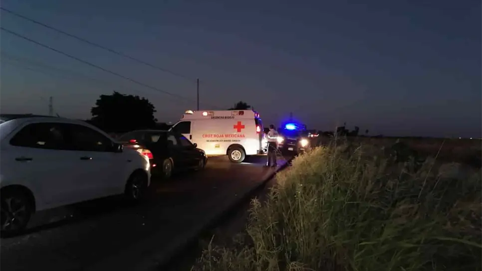 Un lesionado tras caer a un canal de riego en Ahome