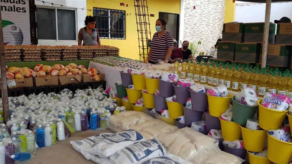 Lleva Antorcha Campesina despensas alimenticias a familias de bajos recursos