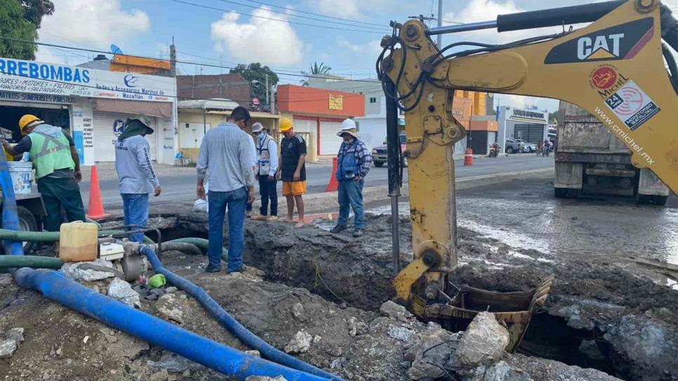 Reportan dificultades para colocar subcolector en Mazatlán