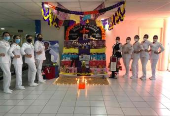 Con altar, recuerdan a Karola Dautt, quien dio su vida por salvar a pacientes con Covid-19