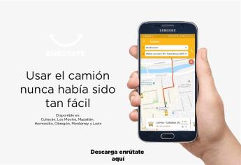 ¿No sabes por donde pasa tu camión?, entérate con “Enrútate”