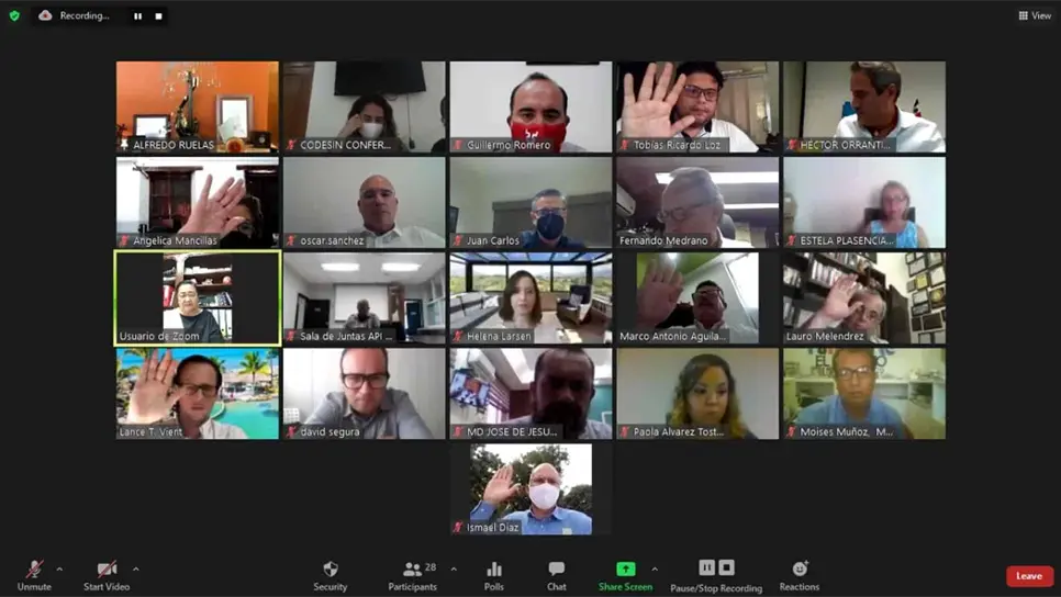 FOTO: Captura de videoconferencia.