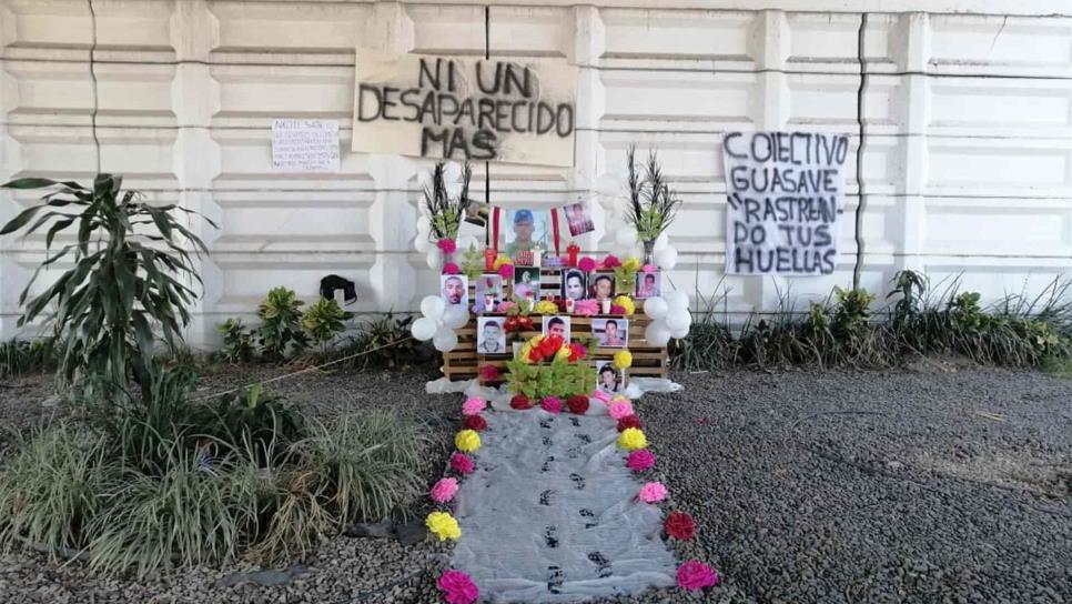 Colectivo de búsqueda monta altar por desaparecidos de Guasave