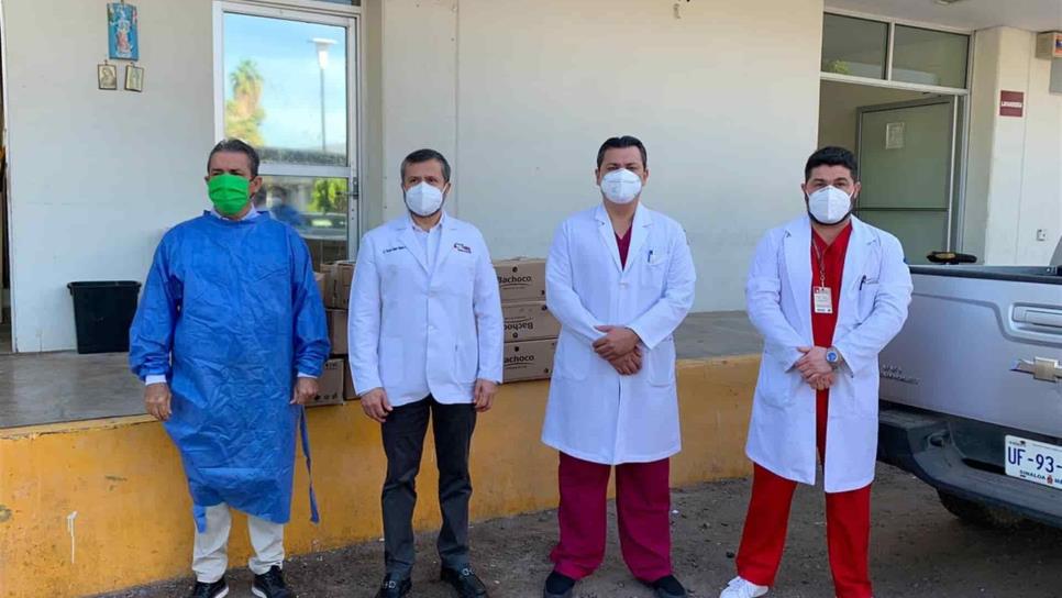 Gobierno Municipal entrega carne de pollo al Hospital General de Los Mochis