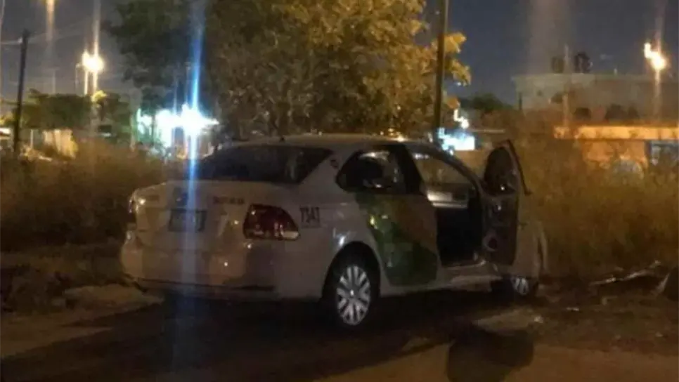 Despojan taxi en Mazatlán tras amenazar al chofer con arma blanca