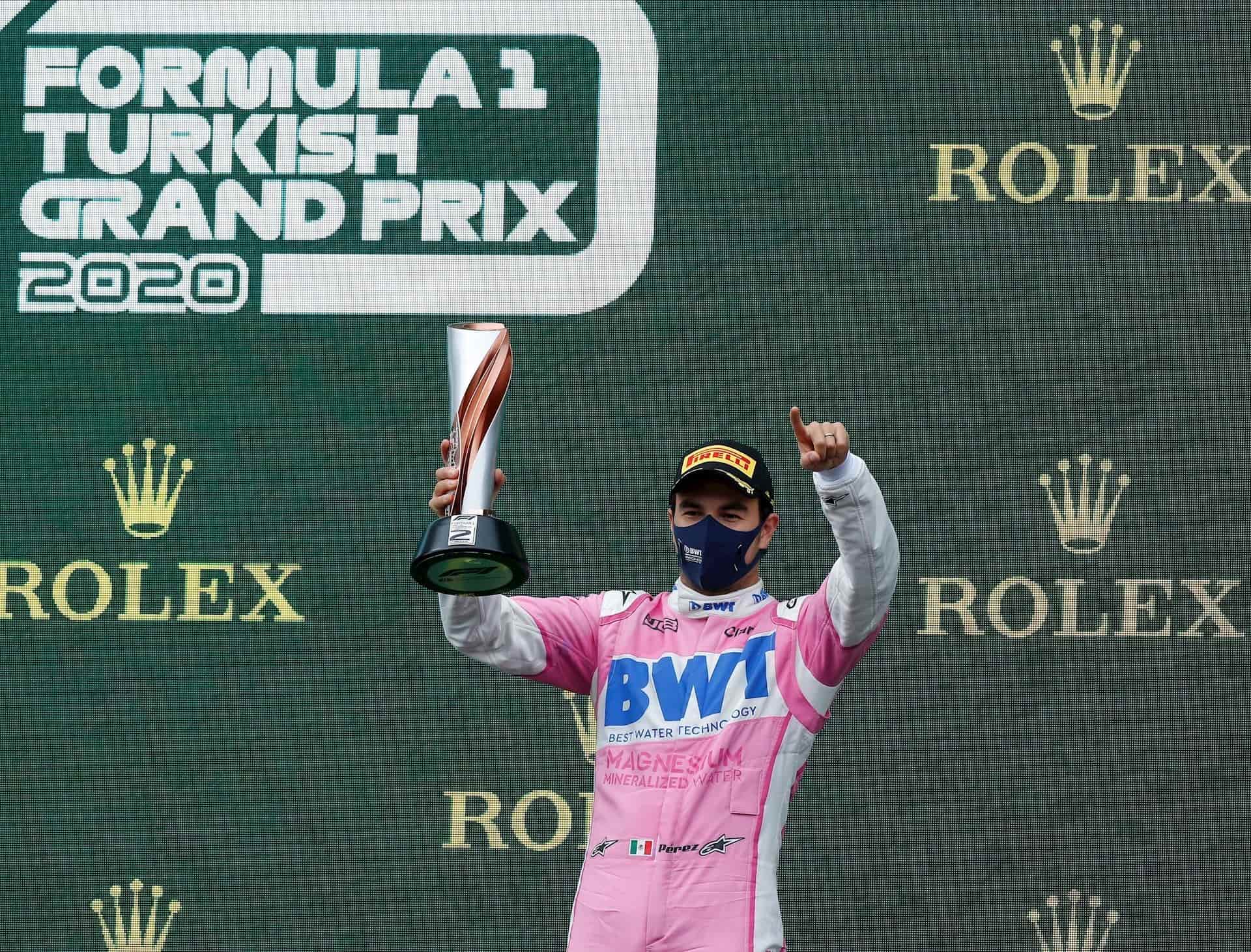 Sergio Pérez se reivindica con el noveno podio de su carrera en F1