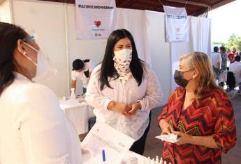 Rosa Elena Millán lleva programa Viviendo Sano a bulevar Agricultores