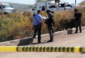 Confirman autoridades a dos hombres sin vida en San Ignacio