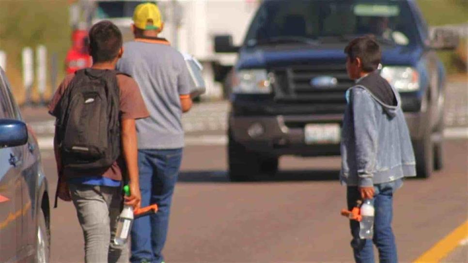 Incrementa número de infantes pedigüeños en calles de Los Mochis