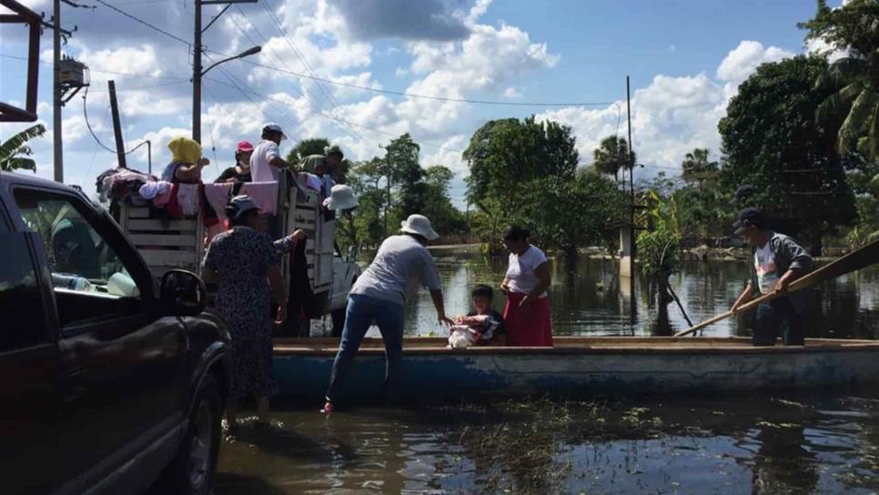 Invitan a donar víveres y artículos de limpieza para los damnificados de Tabasco