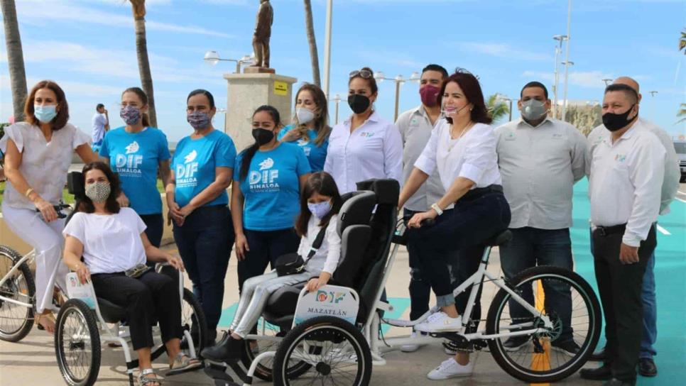 Implementa DIF Mazatlán Tricicletas para personas con discapacidad