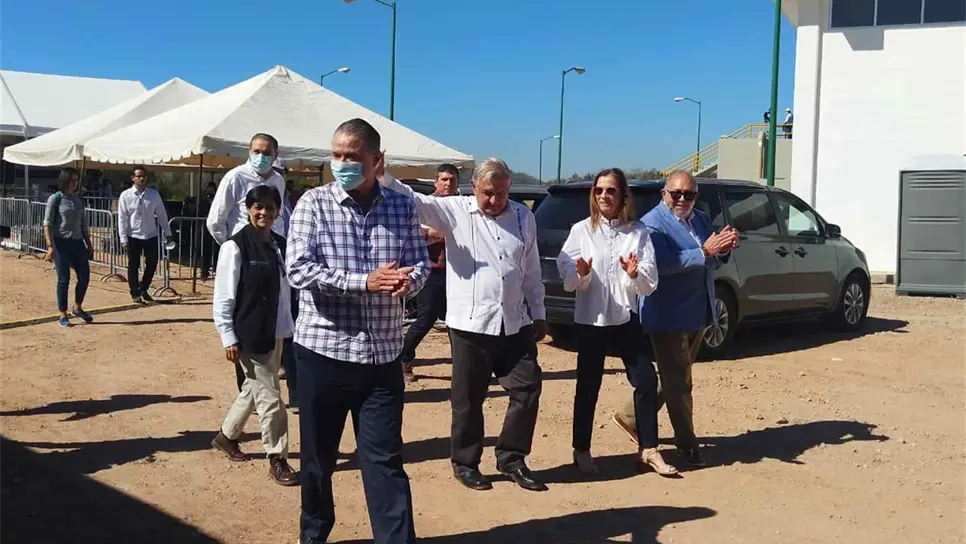 Al saludar a AMLO no abordamos temas políticos: Benítez