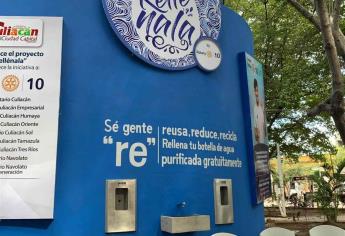 Inauguran la primera Estación de Agua “Rellénala Rotary 10”