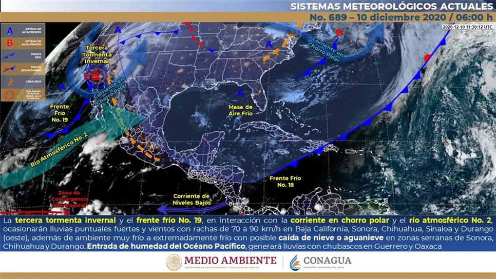 FOTO: Twiter @conagua_clima.