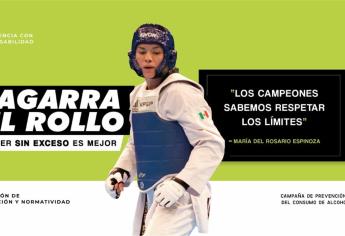 Lanzan campaña Agarra el rollo, beber sin exceso es mejor