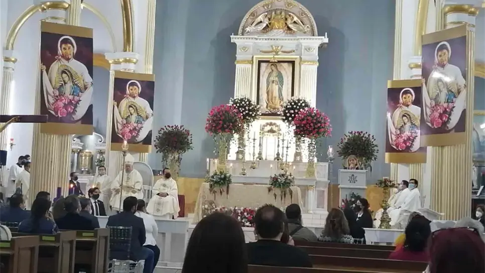 Obispo pide salud durante celebración eucarística por la Virgen de Guadalupe