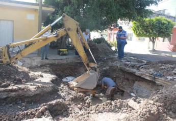 Más de 25 colonias de Mazatlán se quedan sin agua por ruptura de una tubería