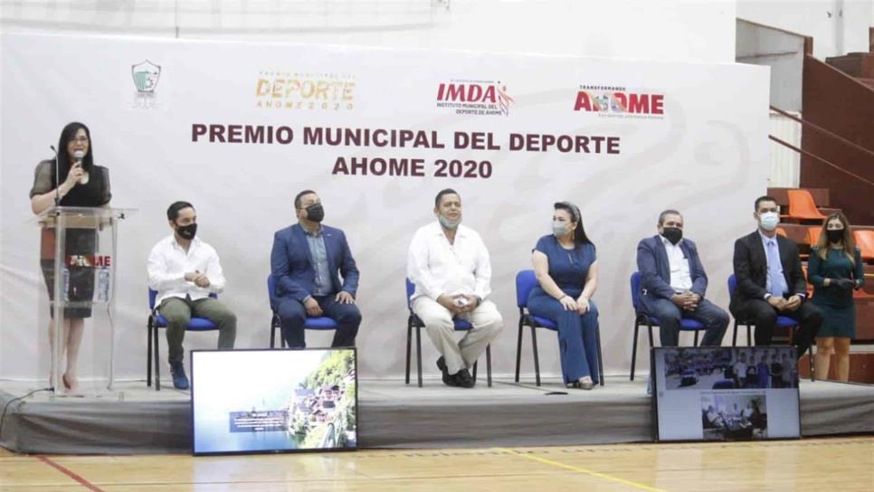 Reconocen a los mejores atletas dentro del Premio Municipal del Deporte Ahome 2020