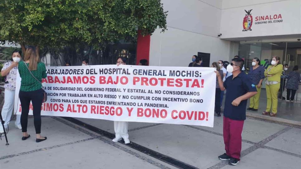 Pagan “a medias” bono Covid a trabajadores de Salud