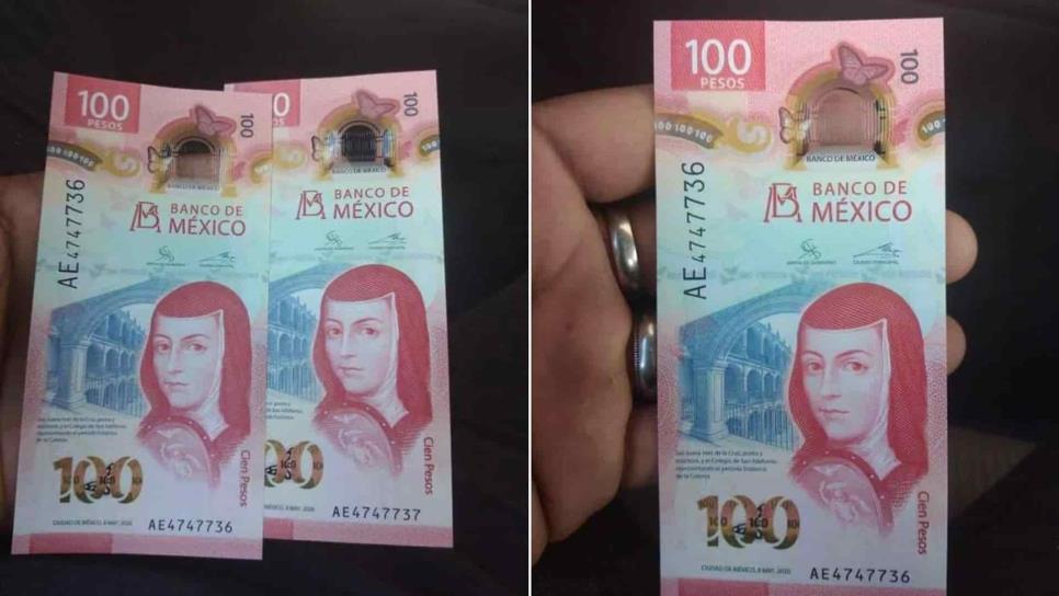 Venden en Culiacán nuevos billetes de $100 y hasta con servicio a domicilio