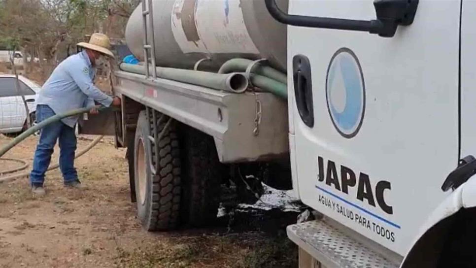 Se adelanta el estiaje en Culiacán, más de 10 comunidades sufren desabasto de agua