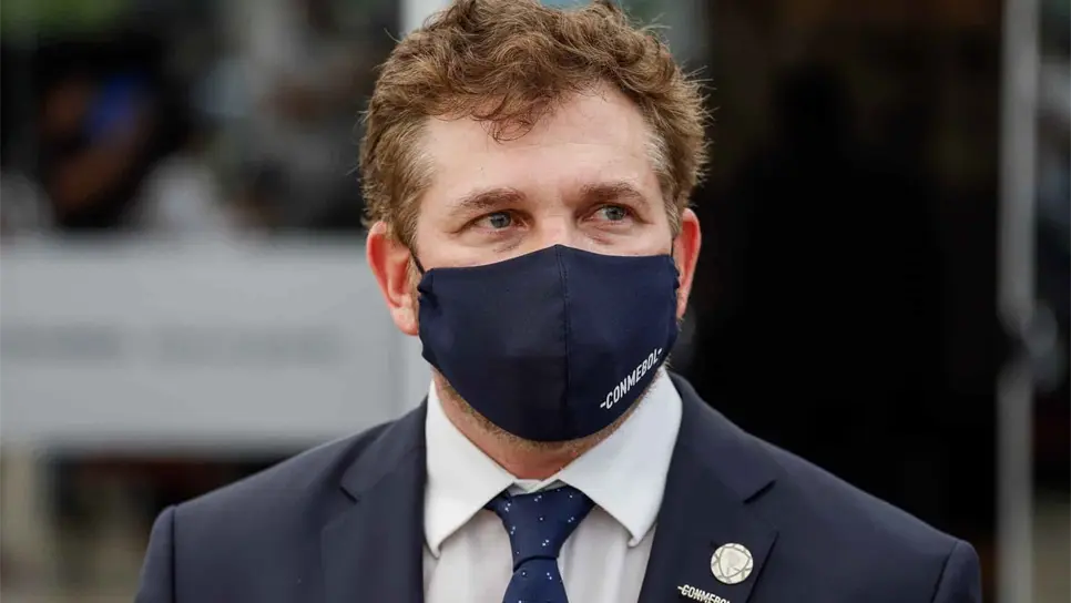 El presidente de la Confederación Sudamericana de Fútbol (Conmebol), Alejandro Domínguez. EFE/ Nathalia Aguilar/Archivo