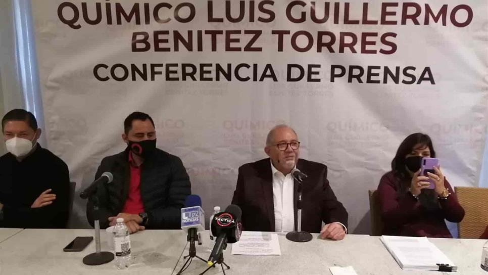 “Químico” Benítez impugnará designación de Rocha Moya en Morena