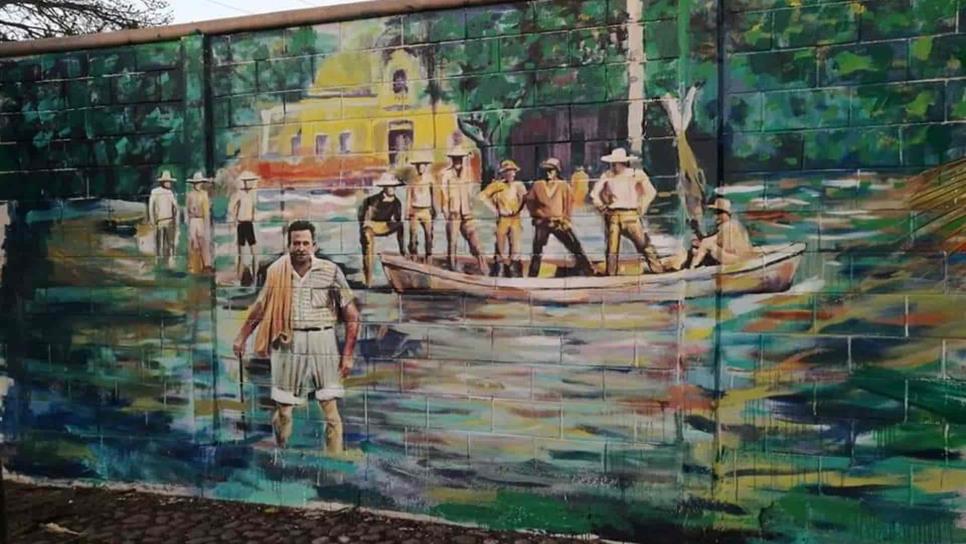 La Venecia del noroeste, mural del Festival Machiria 2020