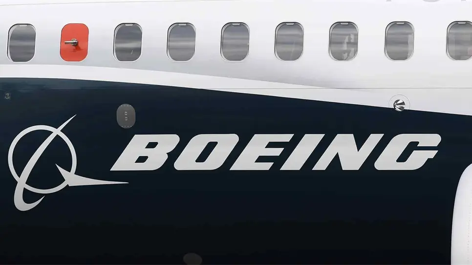 Fotografía de archivo realizada el 16 de julio de 2018 que muestra el logotipo de Boeing. EFE/ Andy Rain /Archivo