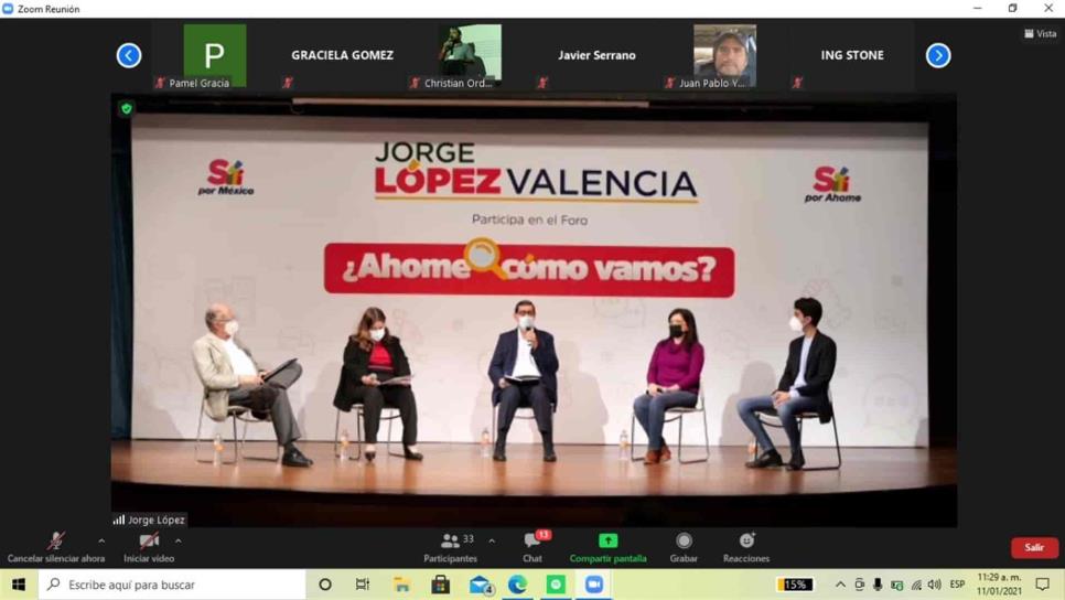 Jorge López Valencia impulsa ¿Ahome, cómo vamos?