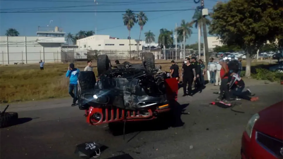 Muere mujer en accidente frente al Penal de Aguaruto