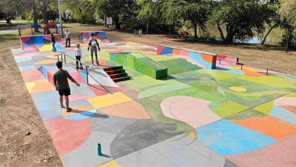 Skatepark, del Parque Las Riberas, se convierte en el “Santuario de la Iguana”