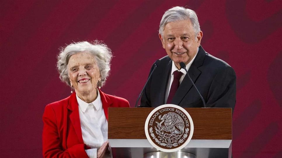 Poniatowska le pide a AMLO que le pare a las mañaneras