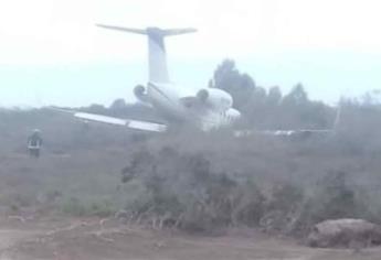 Se accidenta jet privado en el aeropuerto de Los Mochis