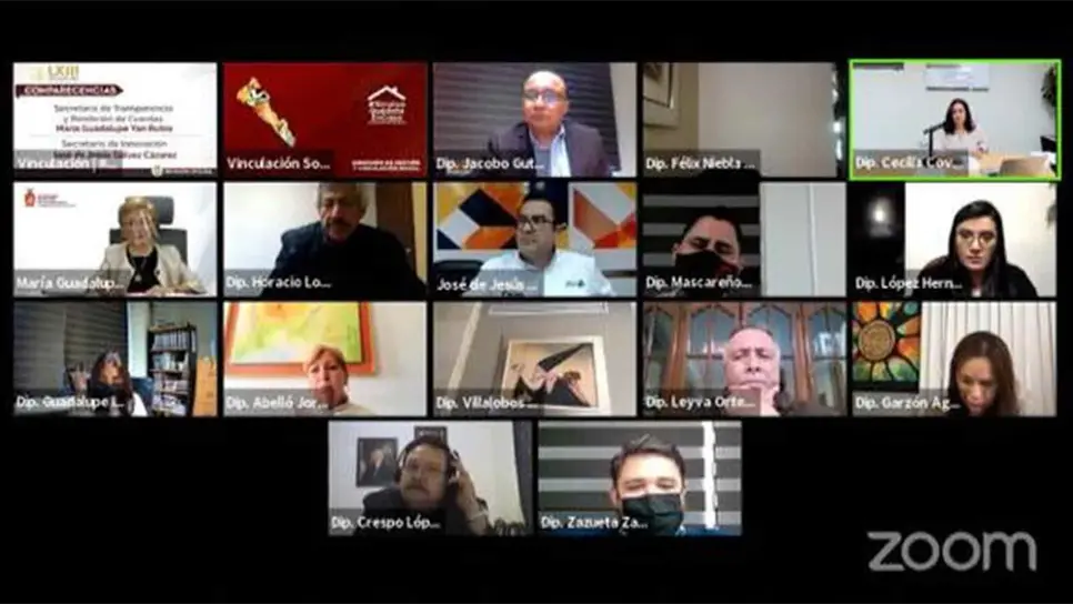 FOTO: Captura de videoconferencia.