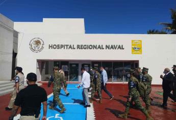 Obras de ampliación del Hospital Naval de Mazatlán llevan un 58% de avance