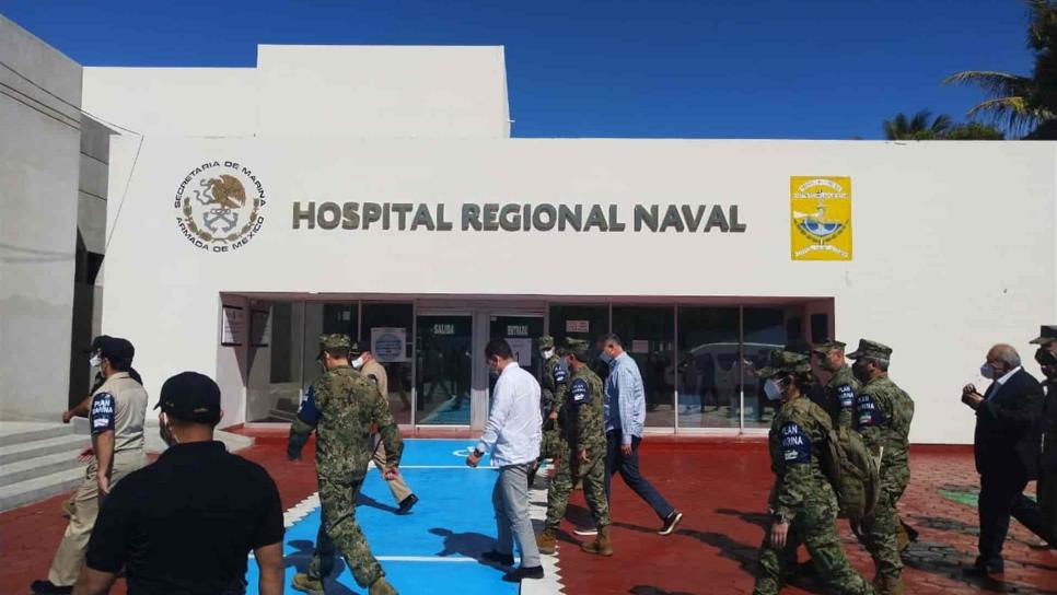 Obras de ampliación del Hospital Naval de Mazatlán llevan un 58% de avance