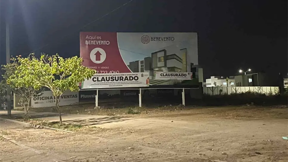 Implementan operativo contra espectaculares en Culiacán