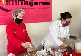 Realiza IMMUJERES Ahome taller gratuito de chocolatería