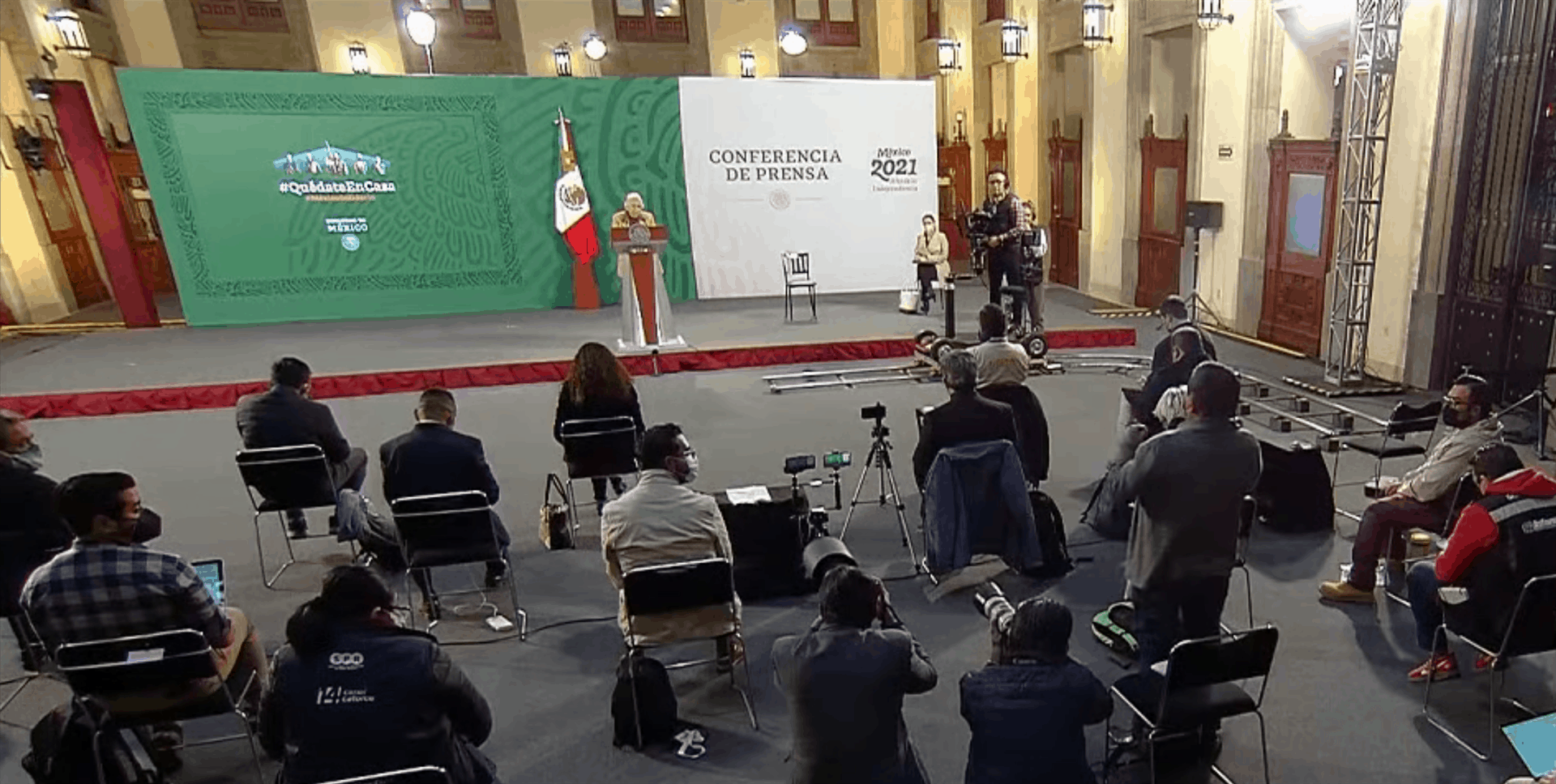 FOTO: Captura de transmisión.