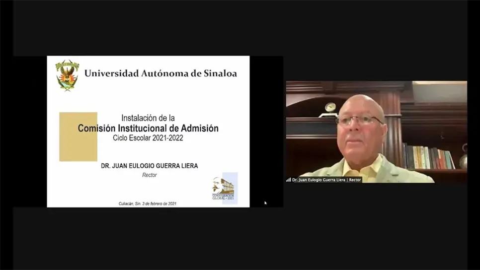 Instala UAS la Comisión Institucional de Admisión para el Ciclo Escolar 2021-2022