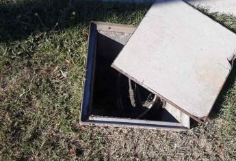 Culiacán es víctima del robo de cableado, rejillas y equipamiento en parques