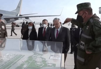 Inaugura AMLO instalaciones de la Base Aérea Militar No. 1 en Santa Lucia