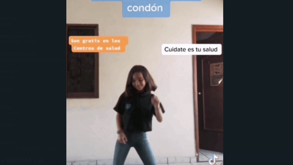 Sector Salud usa TikTok para promover el uso del condón en jóvenes