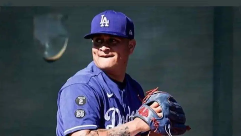 Luce Víctor González con los Dodgers de Los Ángeles