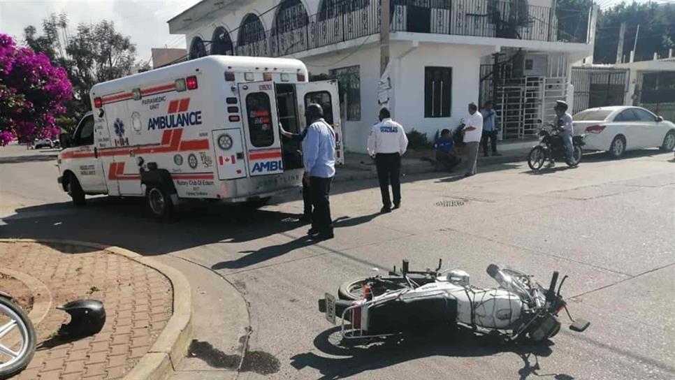 A diario se registran accidentes de motocicleta en Mazatlán.
