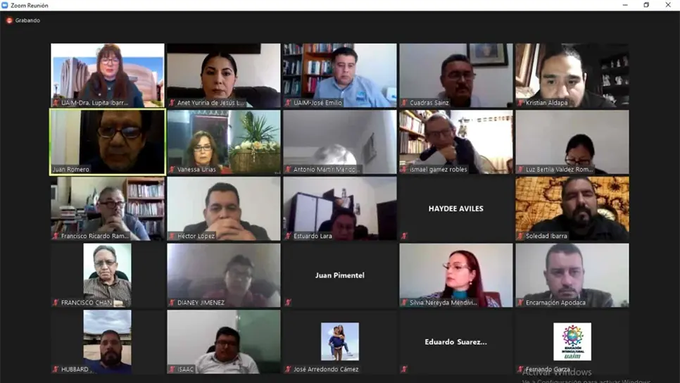FOTO: Captura de videoconferencia.