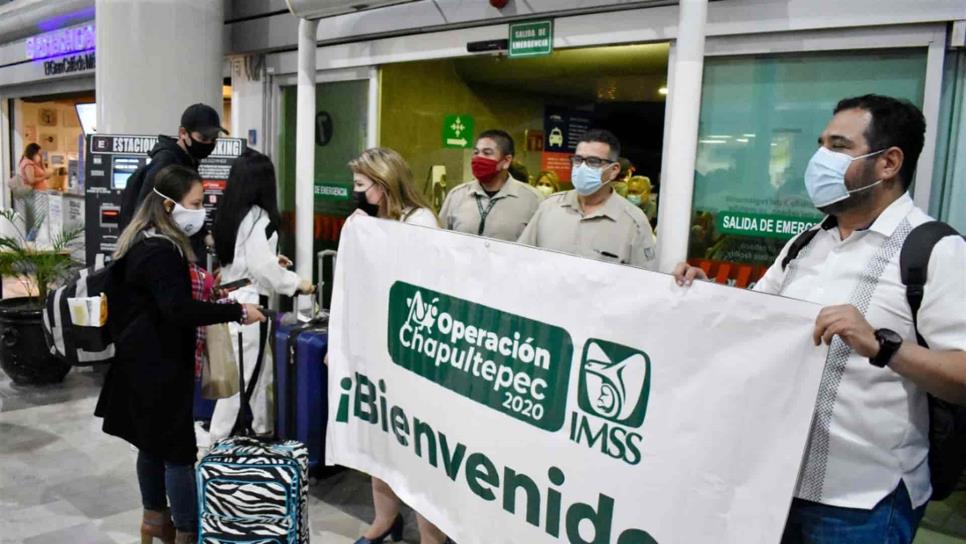 Regresan brigadistas del IMSS Sinaloa que participaron en operación Chapultepec